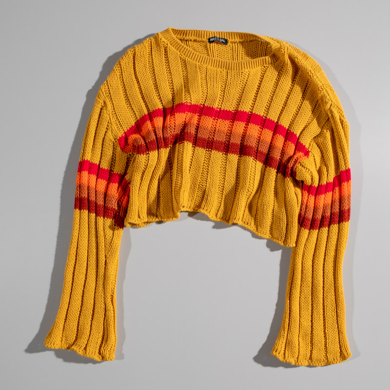 Nasty Gal Cropped Knit Sweater